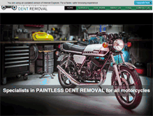 Tablet Screenshot of motorcycledentremoval.co.uk